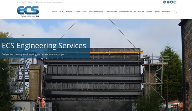 New website showcases ECS Engineering Servicesâ€™ expertise - ECS